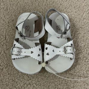White Salt Water Sandals